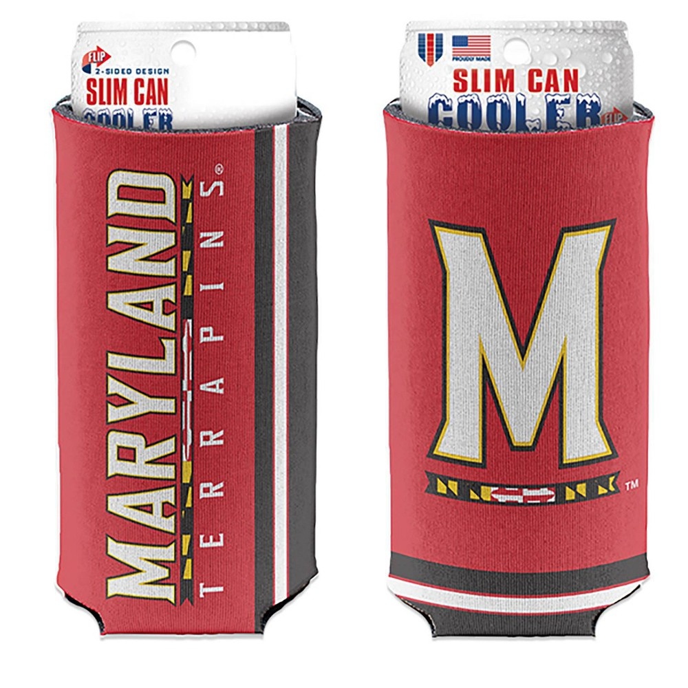 slide 3 of 3, NCAA Maryland Terrapins Slim Can Cooler, 1 ct