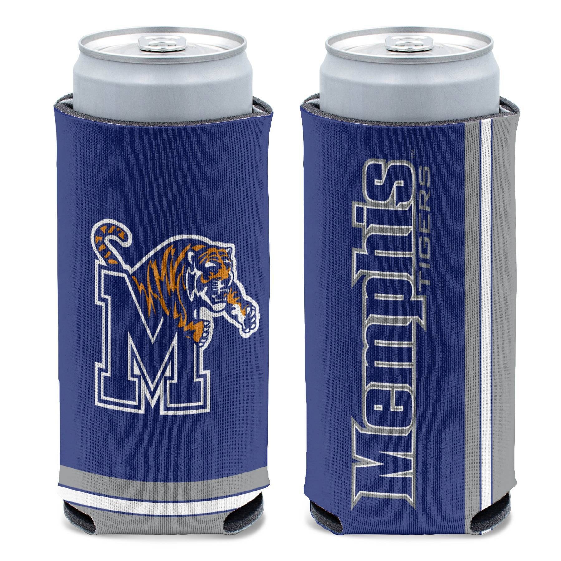 slide 1 of 3, NCAA Memphis Tigers Slim Can Cooler, 1 ct