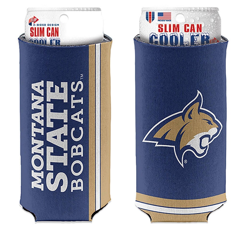 slide 3 of 3, NCAA Montana State Bobcats Slim Can Cooler, 1 ct