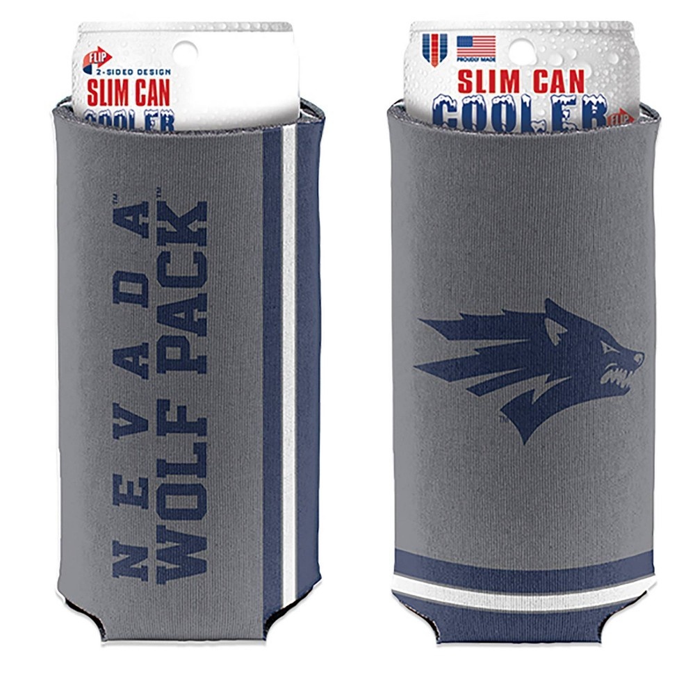 slide 3 of 3, NCAA Nevada Wolf Pack Slim Can Cooler, 1 ct