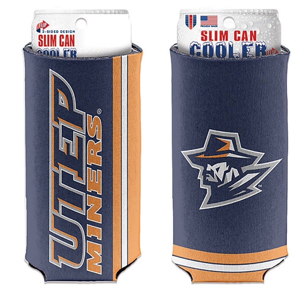 slide 3 of 3, NCAA UTEP Miners Slim Can Cooler, 1 ct