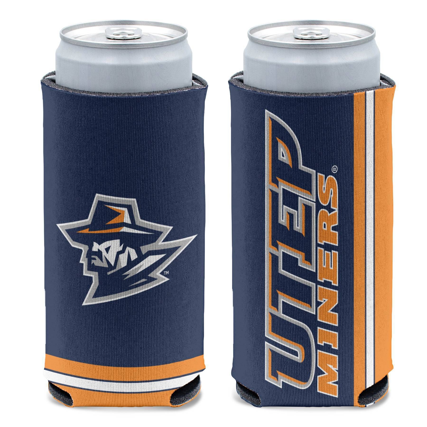 slide 1 of 3, NCAA UTEP Miners Slim Can Cooler, 1 ct