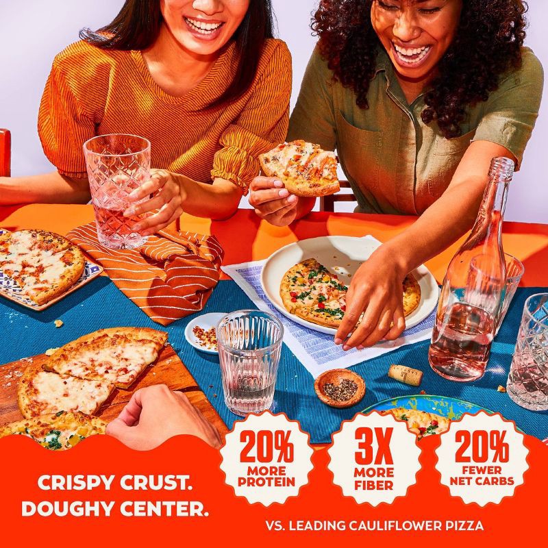 slide 3 of 9, Banza Chickpea Gluten Free Protein Cheese Frozen Pizza - 10.9oz, 10.9 oz