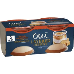 Oui by Yoplait Layered Desserts Caramel Cheesecake - 7oz