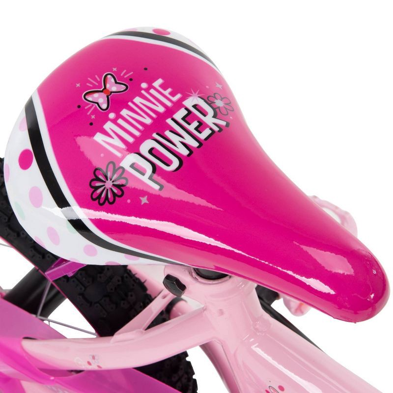 slide 11 of 11, Huffy Disney Minnie Mouse Kids' Bike - 12" Wheels - Training Wheels - Pink, 1 ct