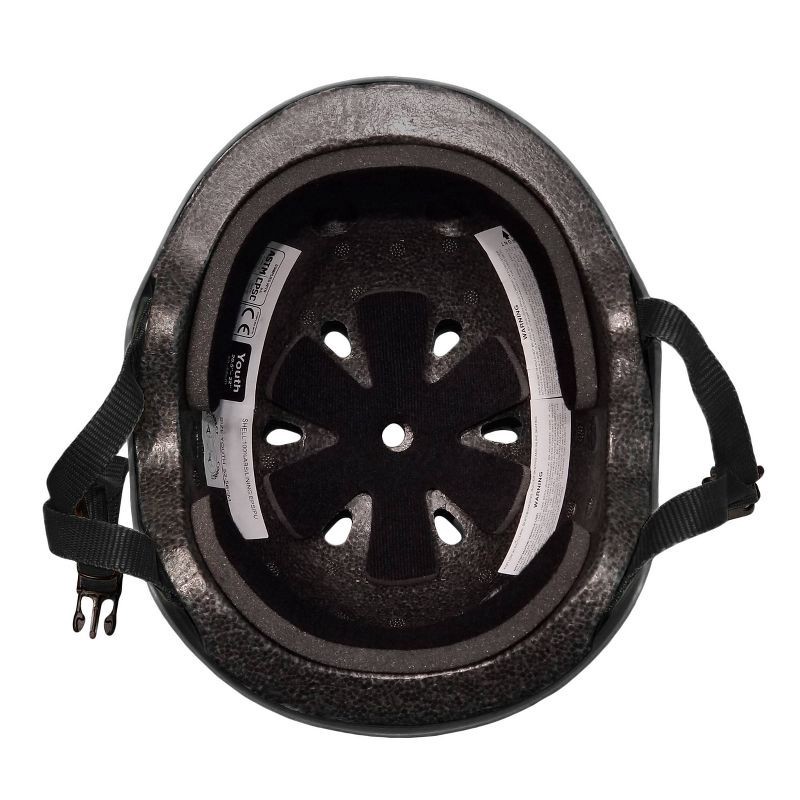 slide 3 of 8, Eight Ball Kids' 8+ Helmet - Gun Metal: Medium, Padded, Vented, Adjustable Strap, 1 ct