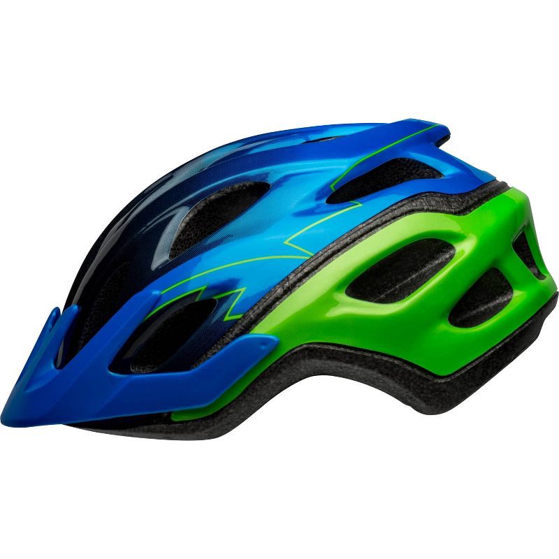 slide 2 of 7, Bell Rev Child Bike Helmet - Blue/Green, 1 ct