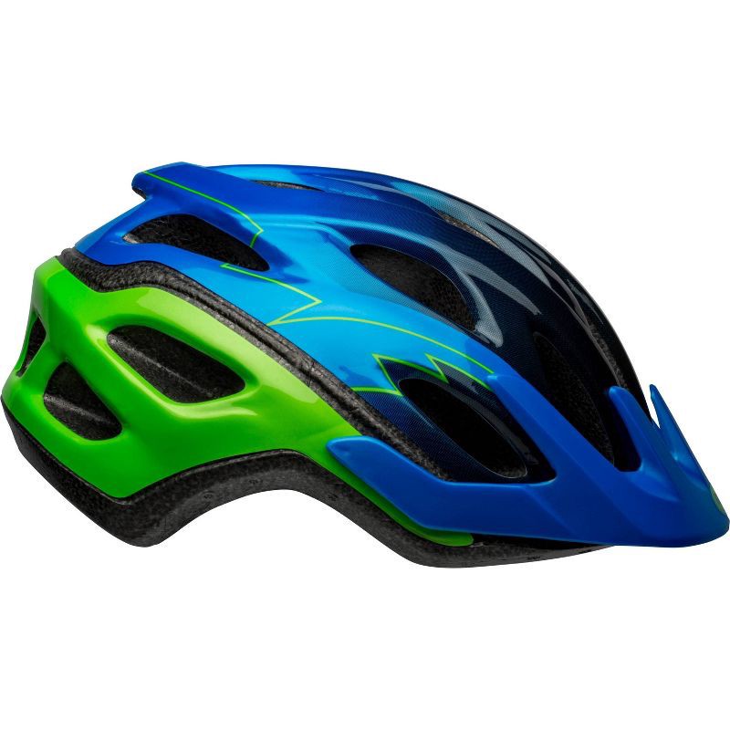 slide 3 of 7, Bell Rev Child Bike Helmet - Blue/Green, 1 ct