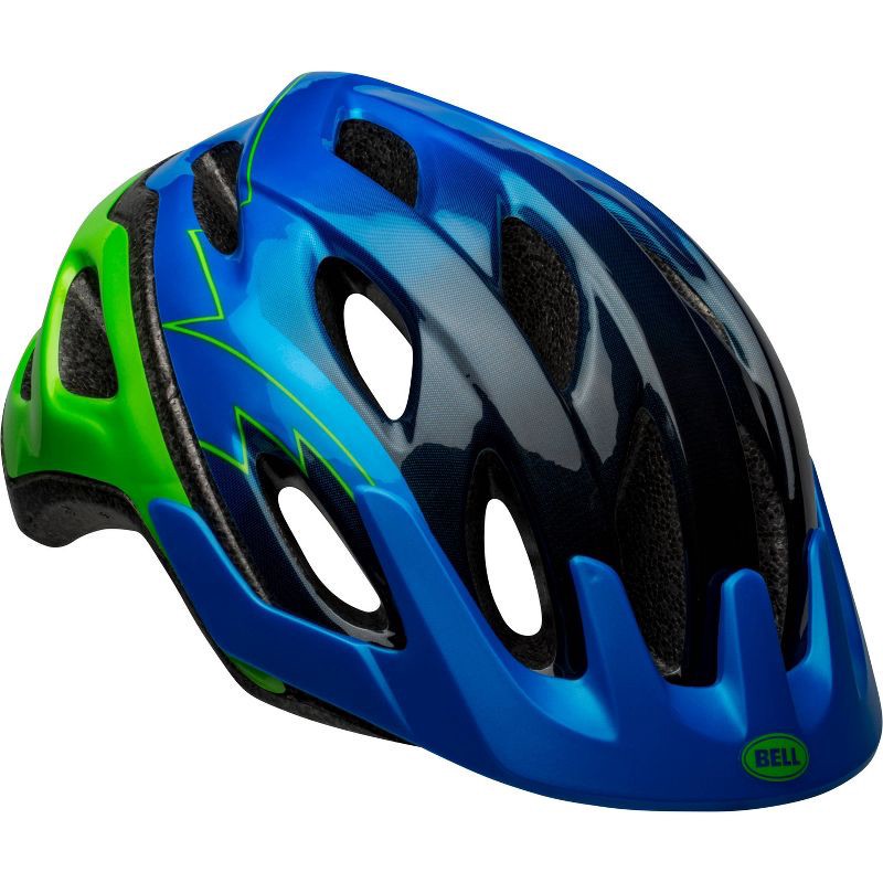 slide 1 of 7, Bell Rev Child Bike Helmet - Blue/Green, 1 ct