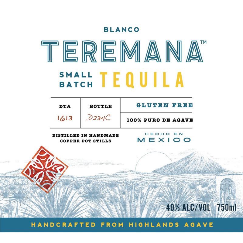 slide 9 of 9, Teremana Blanco Tequila - 750ml Bottle, 750 ml