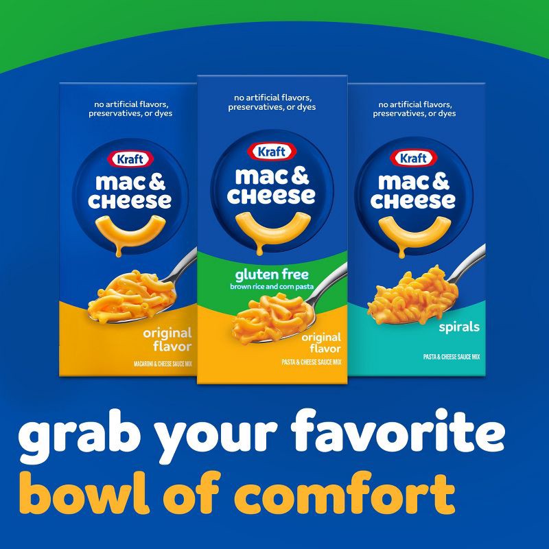 slide 8 of 9, Kraft Gluten Free Original Mac and Cheese Dinner - 6oz, 6 oz