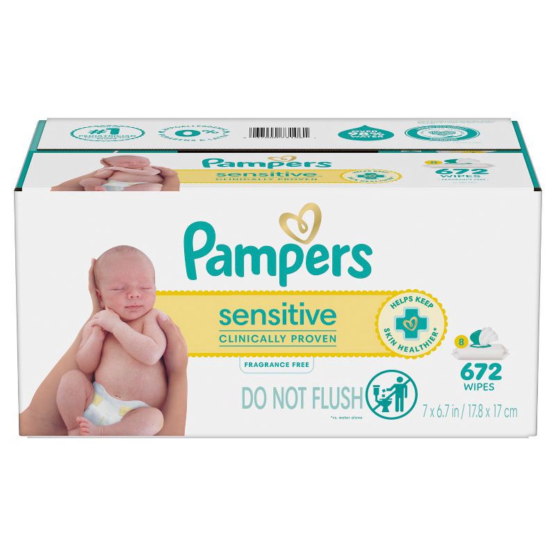 slide 16 of 16, Pampers Sensitive Baby Wipes - 672ct, 672 ct