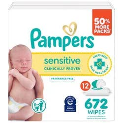 Pampers Sensitive Baby Wipes - 672ct