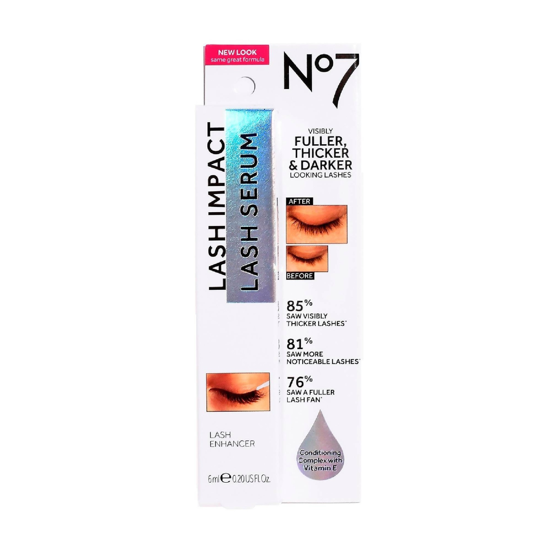 slide 1 of 7, No7 Lash Impact Lash Serum - 0.2 fl oz, 0.2 fl oz