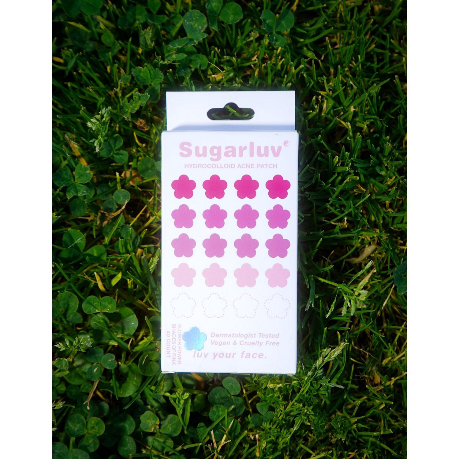 slide 2 of 3, NON BRAND Acne Patch Pink Flowers 40Ct, 40 ct