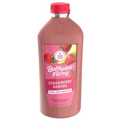 Bolthouse Farms Strawberry Banana 100% Fruit Juice Smoothie 52 fl oz