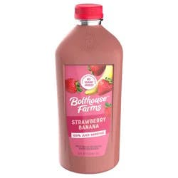 Bolthouse Farms Strawberry Banana 100% Fruit Juice Smoothie 52 fl oz