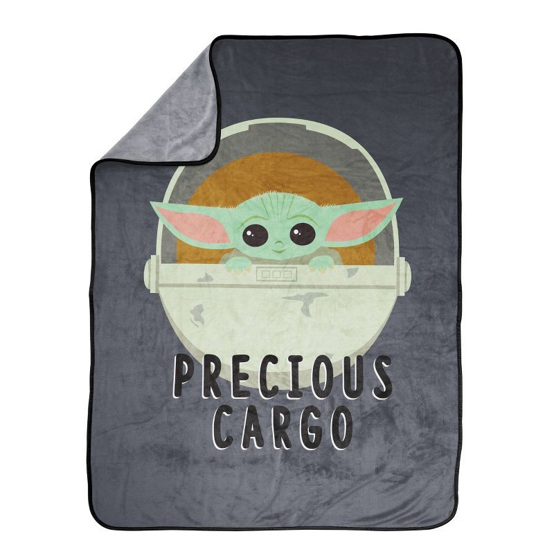 slide 2 of 5, Star Wars: The Mandalorian The Child Kids' Throw, 1 ct