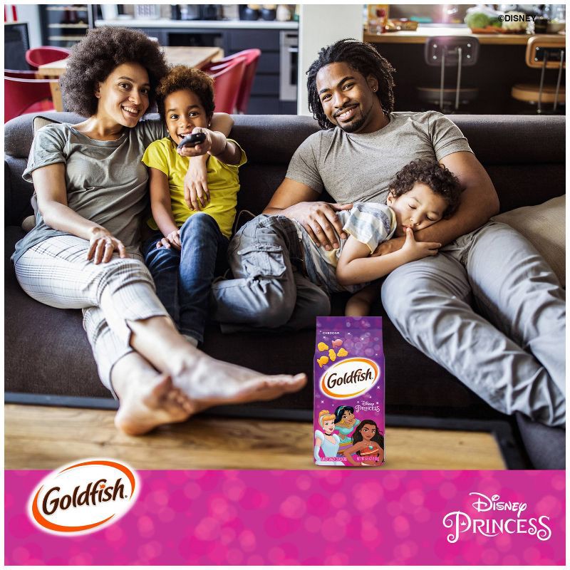 slide 11 of 13, Goldfish Disney Princess Cheddar Snack Crackers Bag - 6.6oz, 6.6 oz