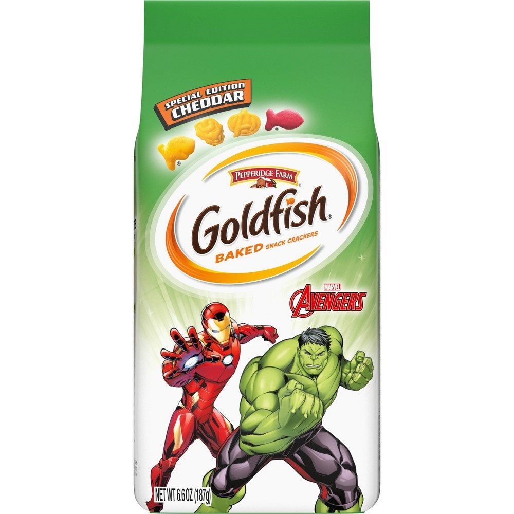 slide 2 of 12, Goldfish Crackers Featuring Marvel Avengers - 6.6oz, 6.6 oz