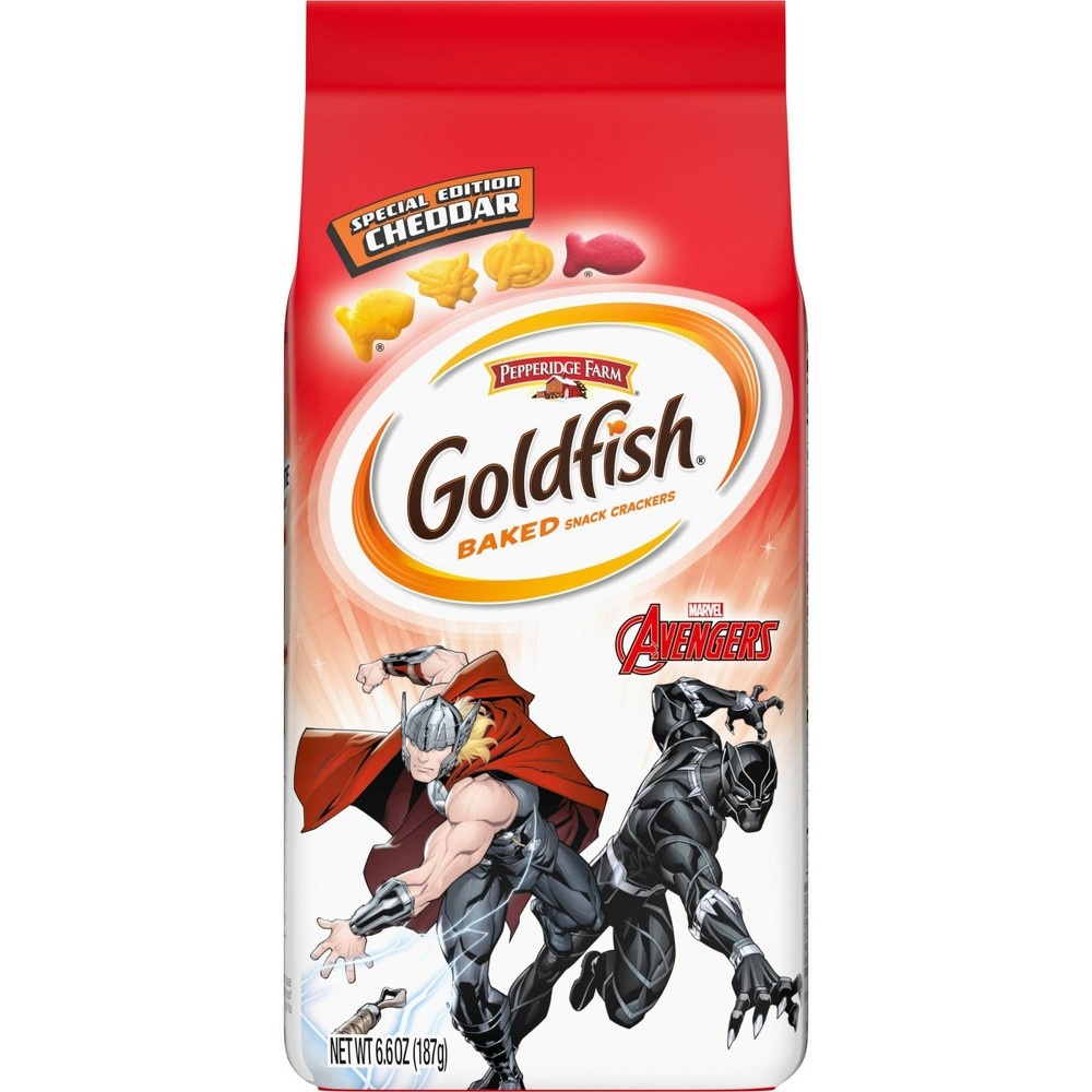 slide 3 of 12, Goldfish Crackers Featuring Marvel Avengers - 6.6oz, 6.6 oz