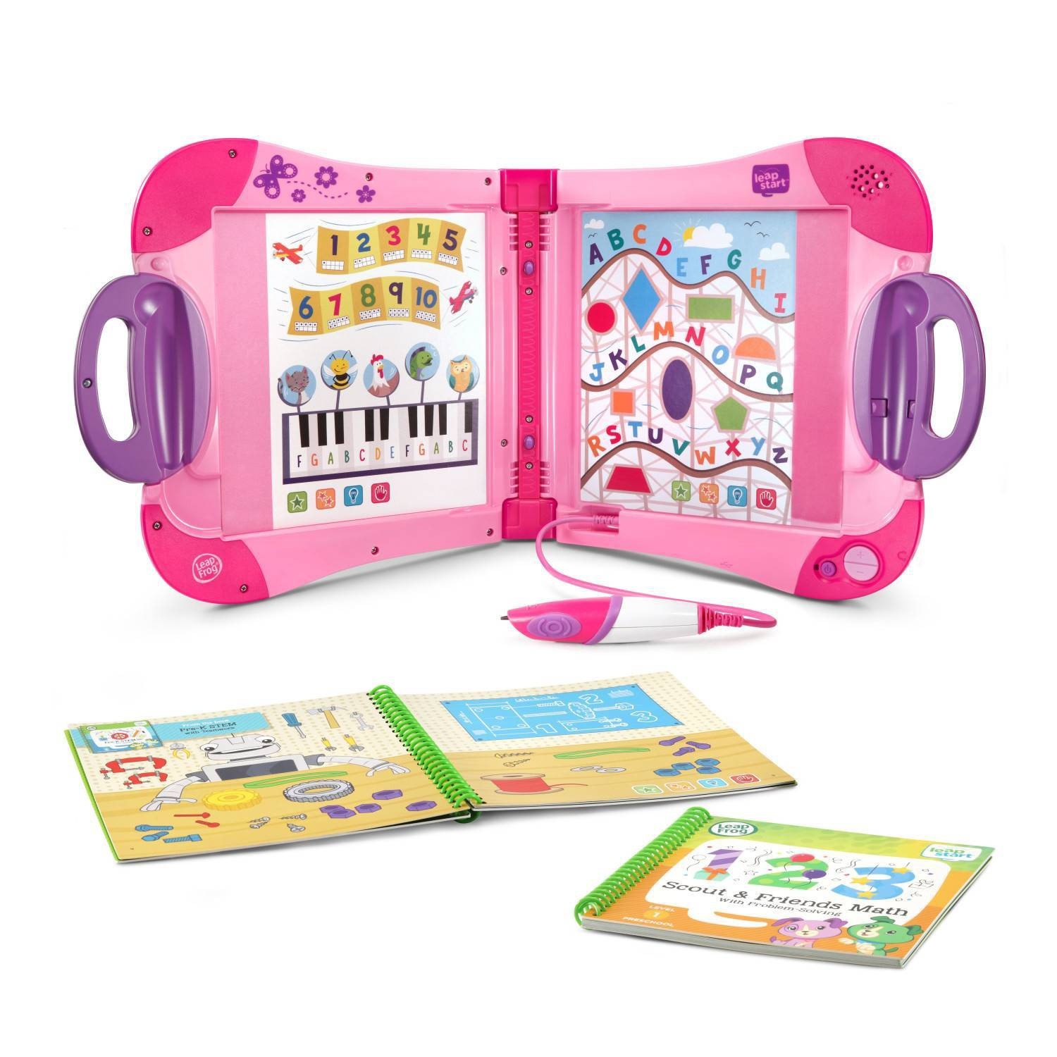 slide 1 of 9, LeapFrog Leapstart Preschool Success Bundle - Pink, 1 ct