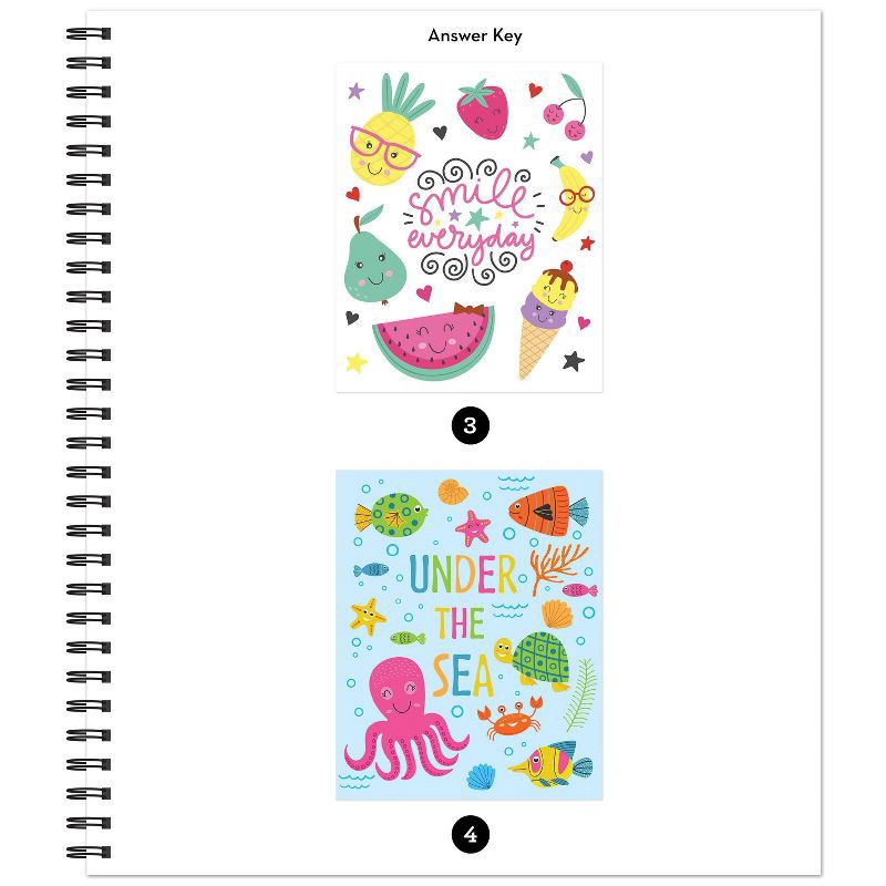 slide 3 of 5, Brain Games - Sticker by Number: Smile Every Day - by Publications International Ltd & New Seasons & Brain Games (Spiral Bound), 1 ct