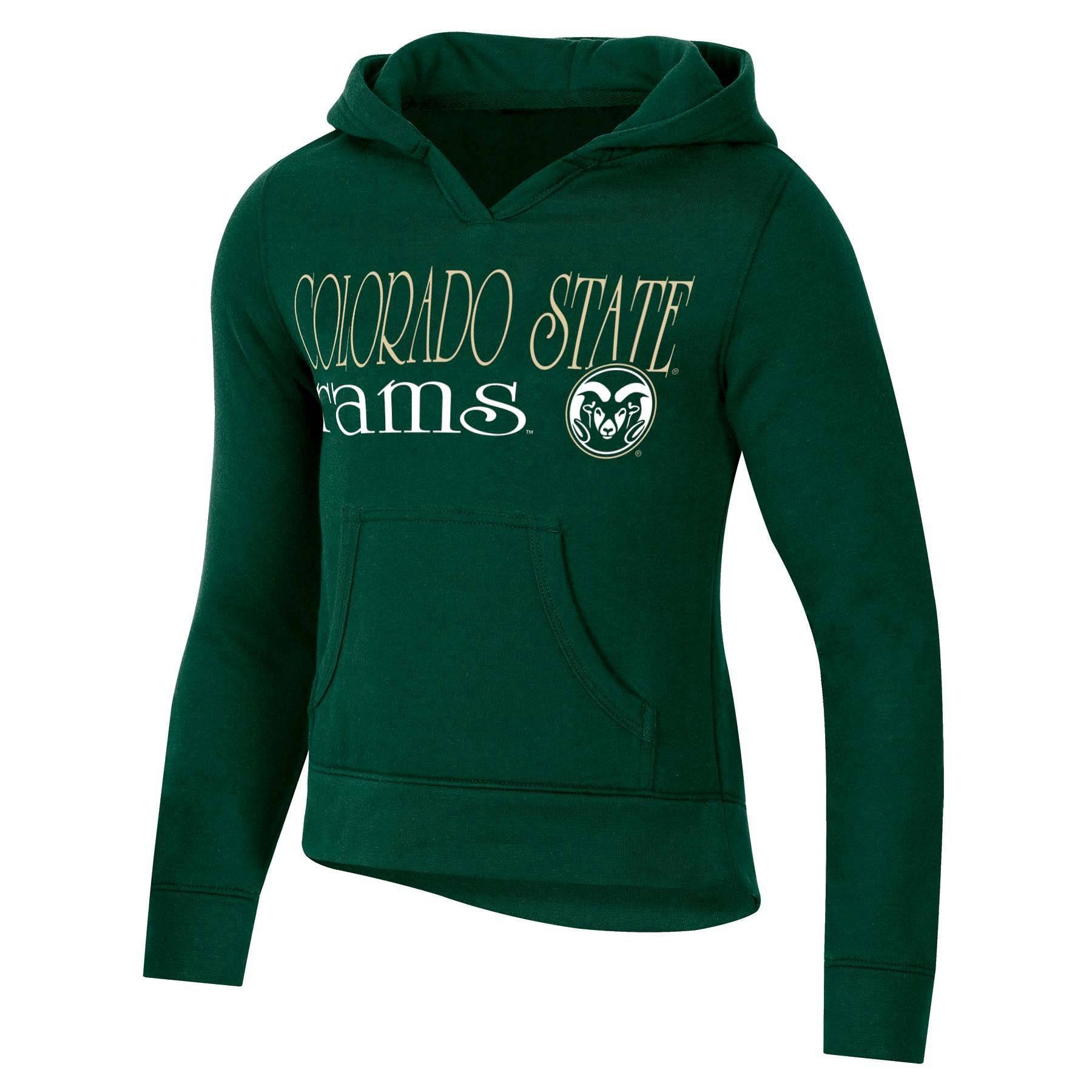 slide 1 of 2, NCAA Colorado State Rams Girls' Split Neck Hoodie - XL, 1 ct