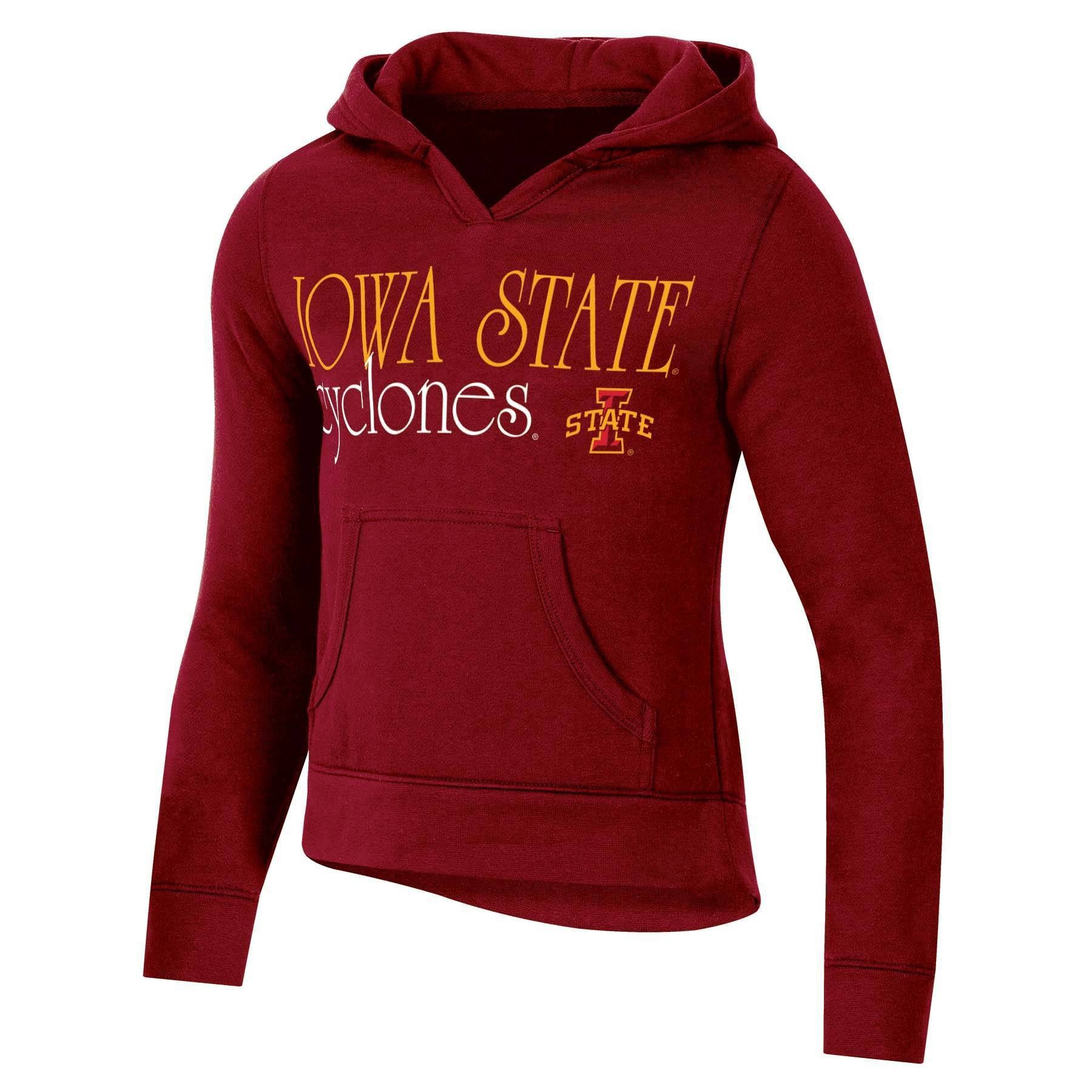 slide 1 of 2, NCAA Iowa State Cyclones Girls' Split Neck Hoodie - XL, 1 ct