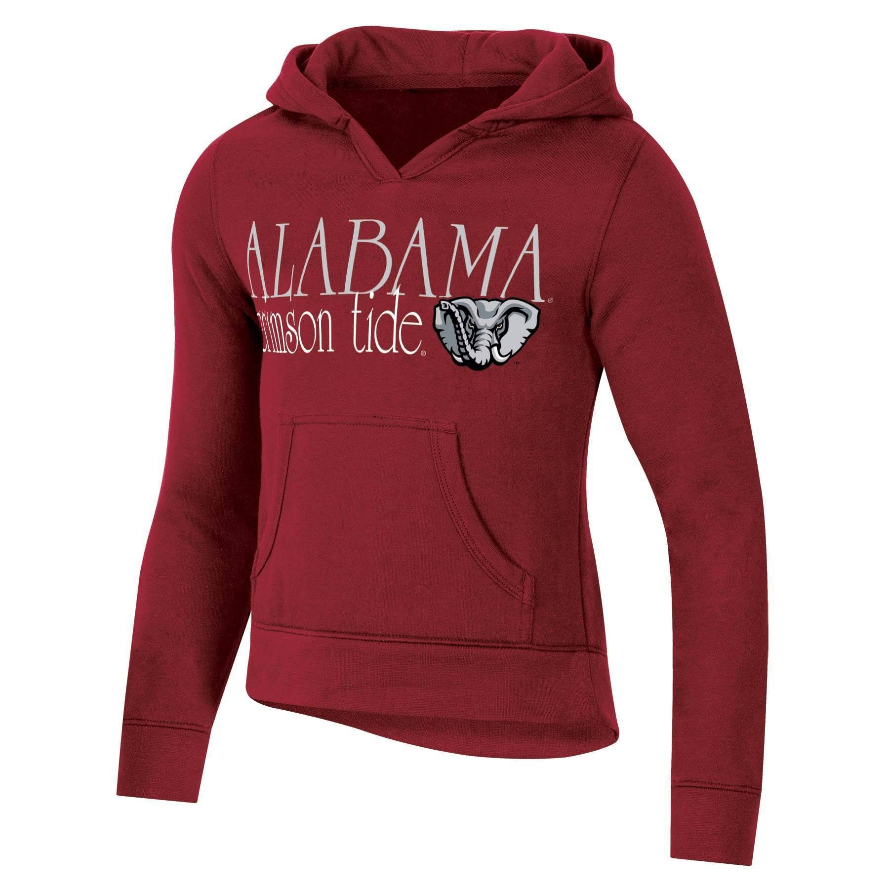 slide 1 of 2, NCAA Alabama Crimson Tide Girls' Split Neck Hoodie - XL, 1 ct