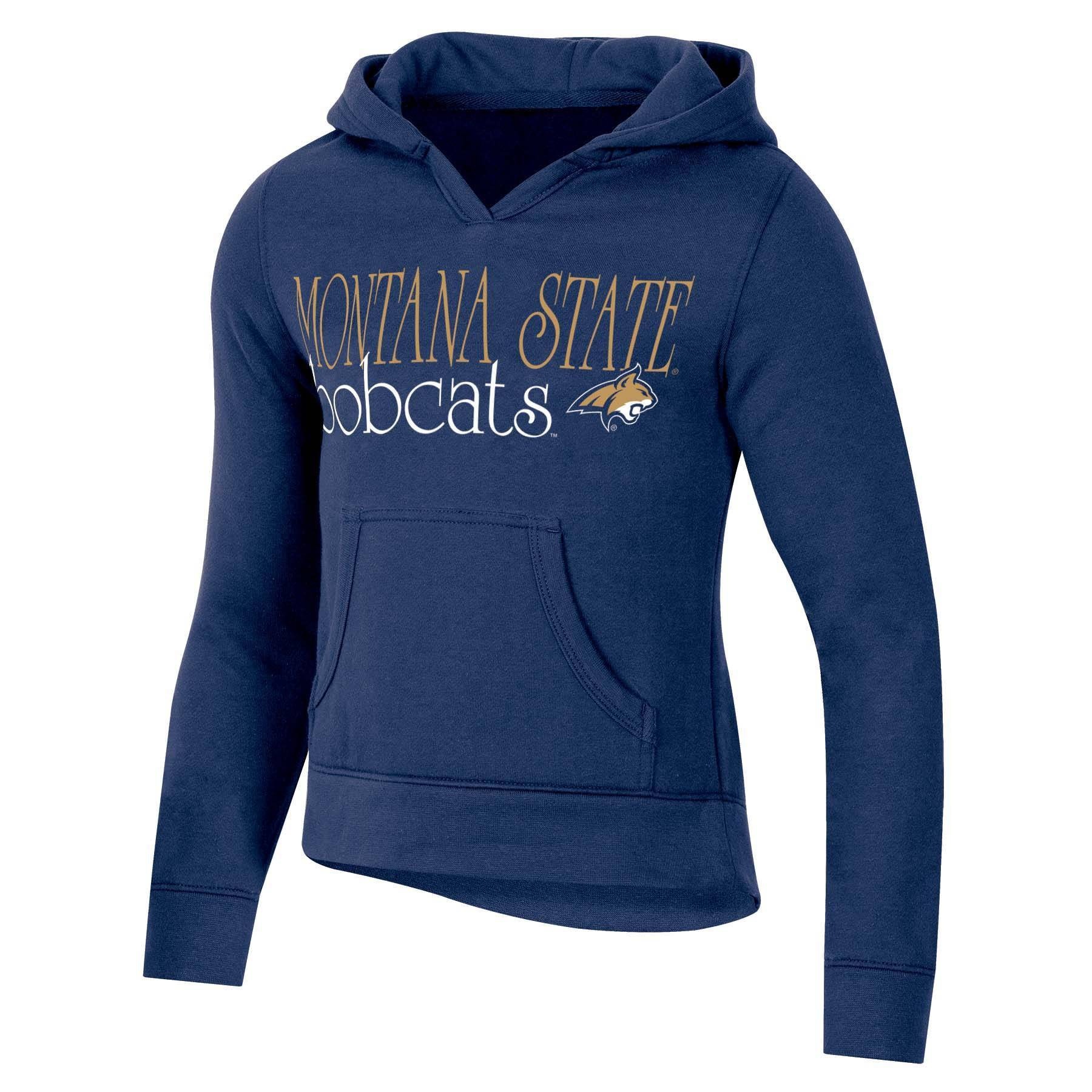 slide 1 of 2, NCAA Montana State Bobcats Girls' Split Neck Hoodie - XL, 1 ct