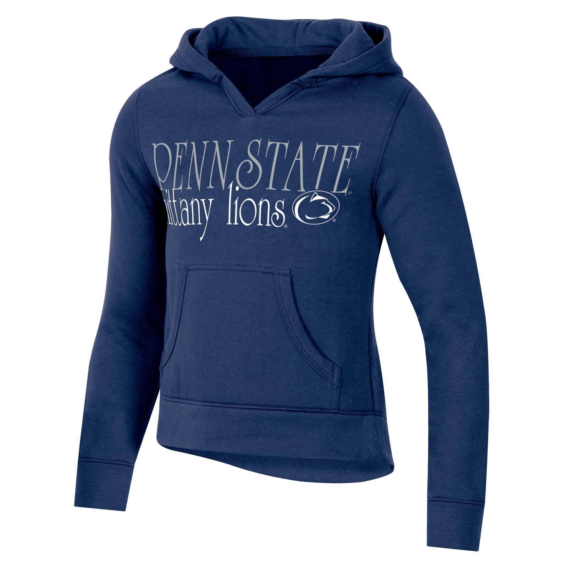 slide 1 of 2, NCAA Penn State Nittany Lions Girls' Split Neck Hoodie - XL, 1 ct