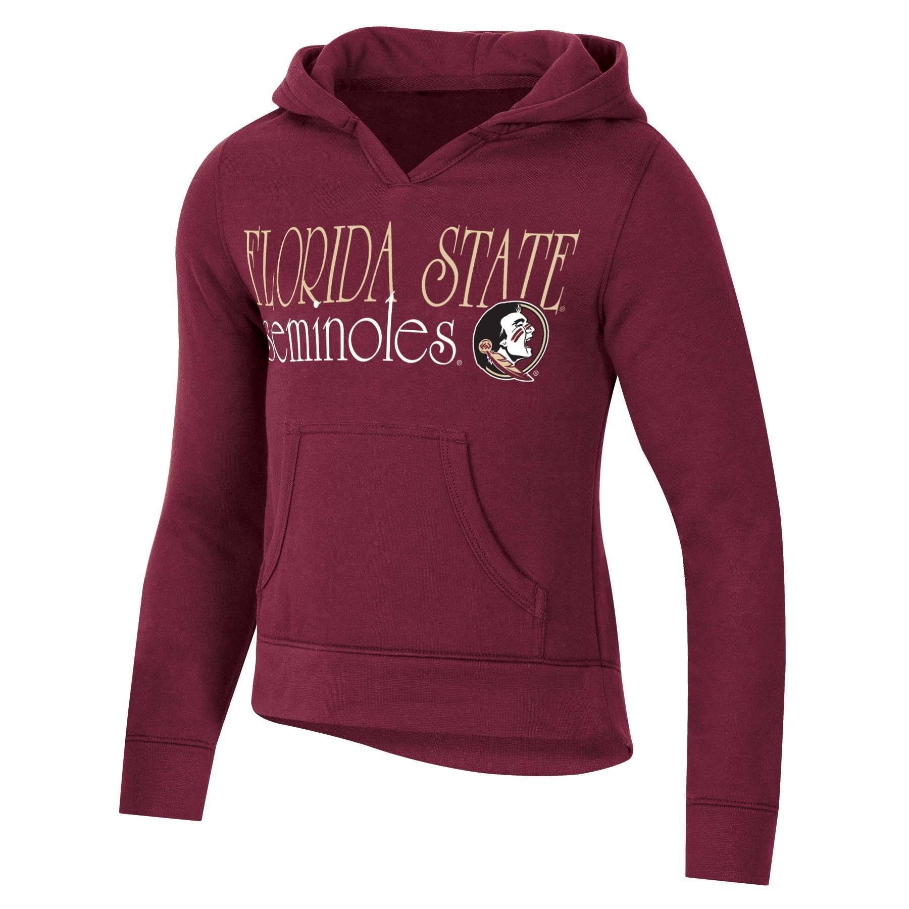 slide 1 of 2, NCAA Florida State Seminoles Girls' Split Neck Hoodie - XL, 1 ct