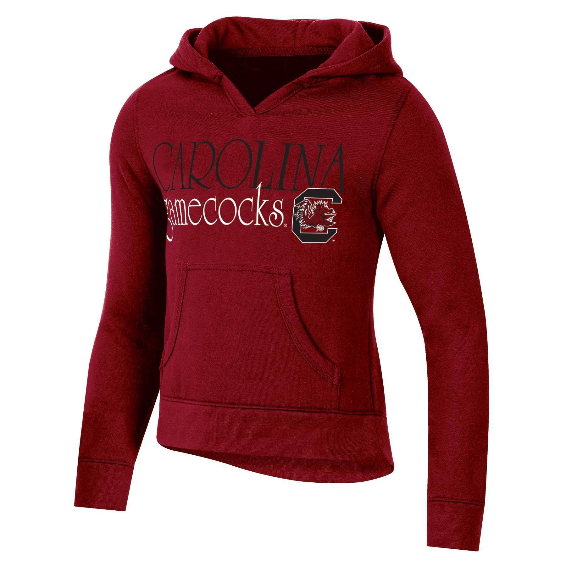 slide 1 of 2, NCAA South Carolina Gamecocks Girls' Split Neck Hoodie - XL, 1 ct