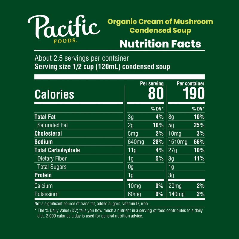 slide 2 of 11, Pacific Foods Organic Gluten Free Condensed Cream of Mushroom Soup - 10.5oz, 10.5 oz