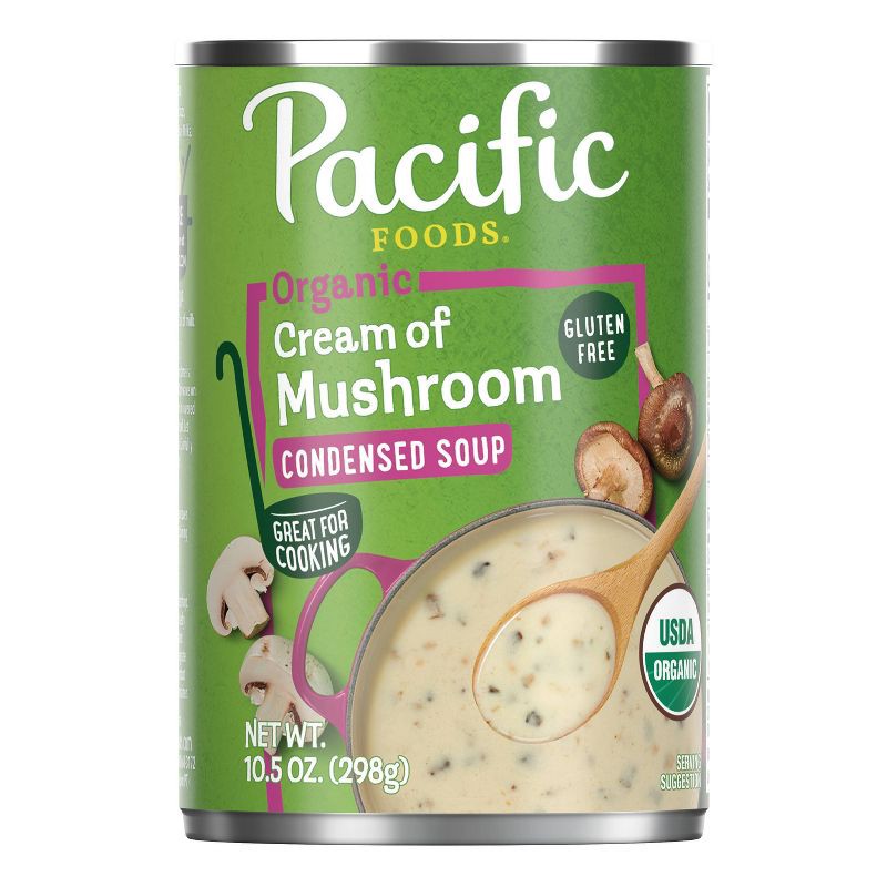 slide 8 of 11, Pacific Foods Organic Gluten Free Condensed Cream of Mushroom Soup - 10.5oz, 10.5 oz