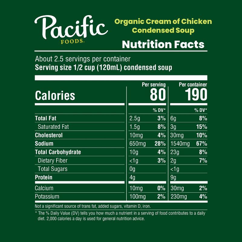 slide 2 of 11, Pacific Foods Organic Gluten Free Condensed Cream of Chicken Soup - 10.5oz, 10.5 oz