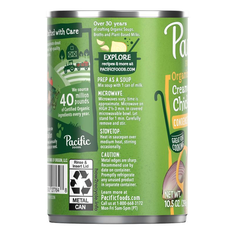 slide 11 of 11, Pacific Foods Organic Gluten Free Condensed Cream of Chicken Soup - 10.5oz, 10.5 oz
