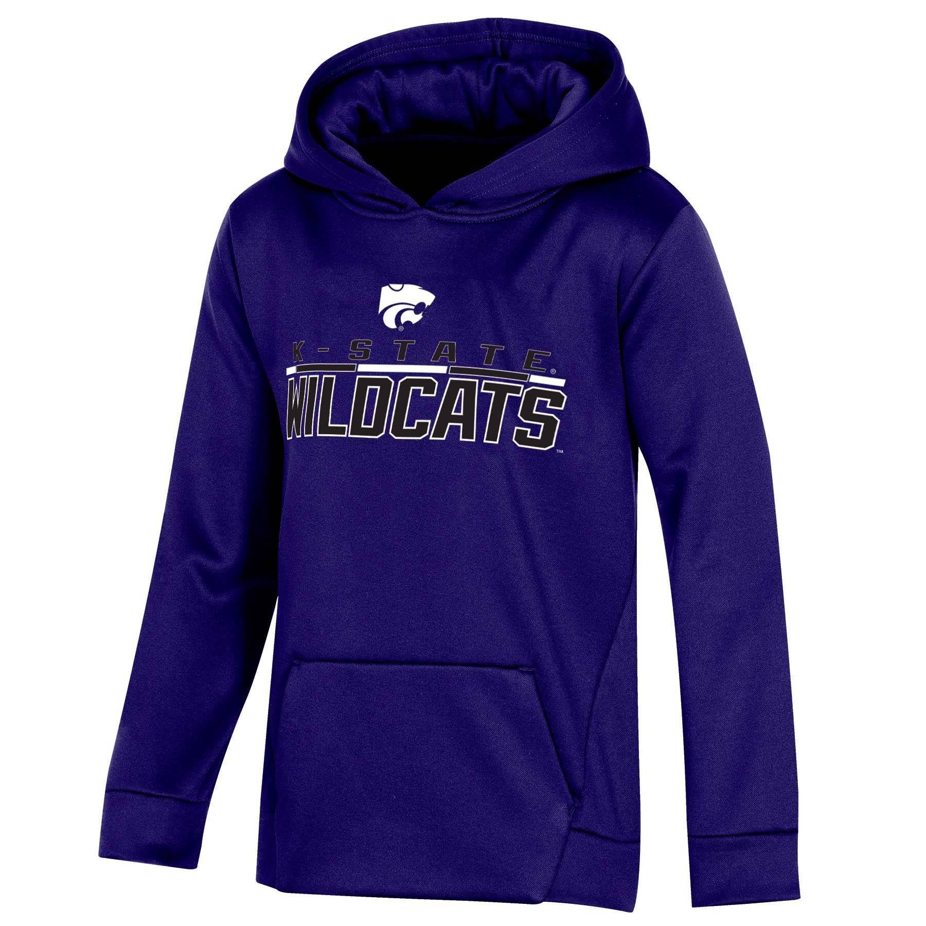 slide 1 of 2, NCAA Kansas State Wildcats Boys' Pullover Hoodie - XL, 1 ct