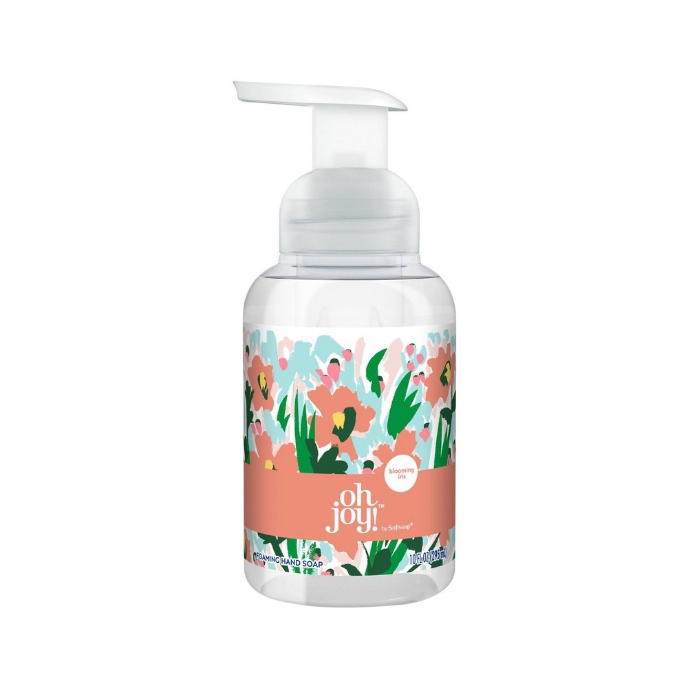 slide 2 of 7, Oh Joy! by Softsoap Limited Edition Foaming Hand Soap Decor for your Counter - Blooming Iris, 10 fl oz