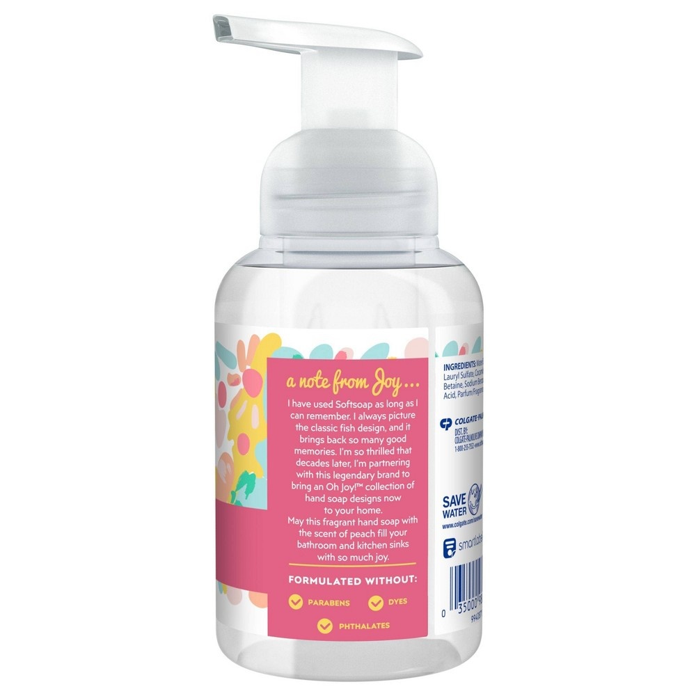 slide 5 of 7, Oh Joy! by Softsoap Limited Edition Foaming Hand Soap Decor for your Counter - Peach Party, 10 fl oz