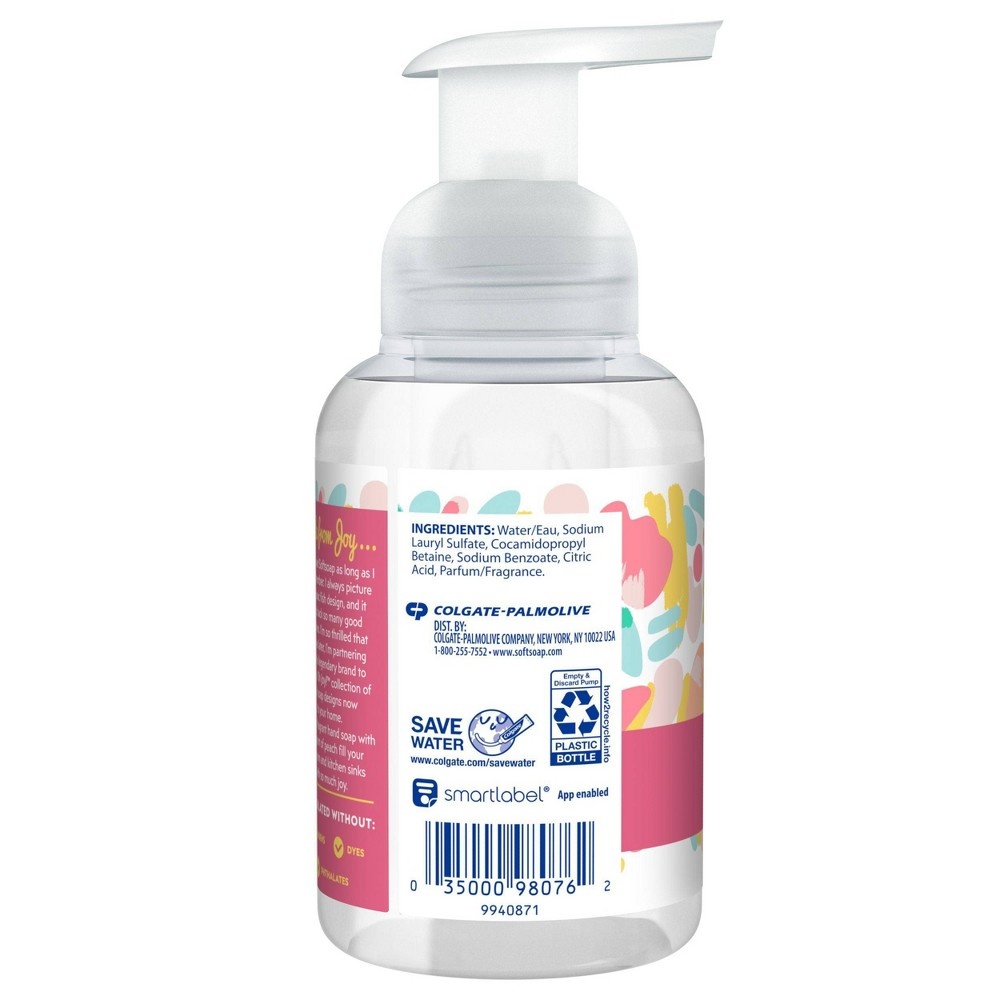 slide 2 of 7, Oh Joy! by Softsoap Limited Edition Foaming Hand Soap Decor for your Counter - Peach Party, 10 fl oz