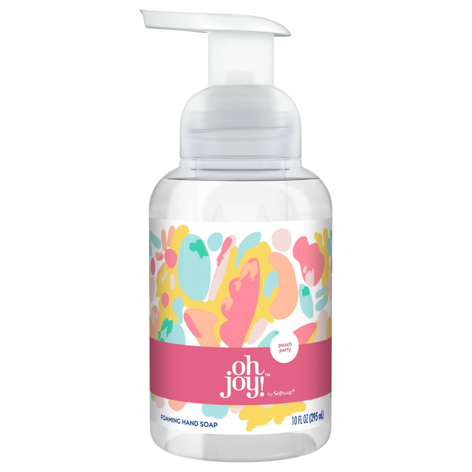 slide 1 of 7, Oh Joy! by Softsoap Limited Edition Foaming Hand Soap Decor for your Counter - Peach Party, 10 fl oz