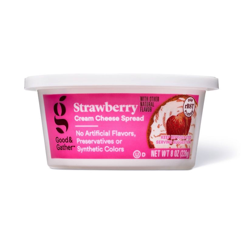 slide 1 of 4, Strawberry Cream Cheese Spread - 8oz - Good & Gather™, 8 oz
