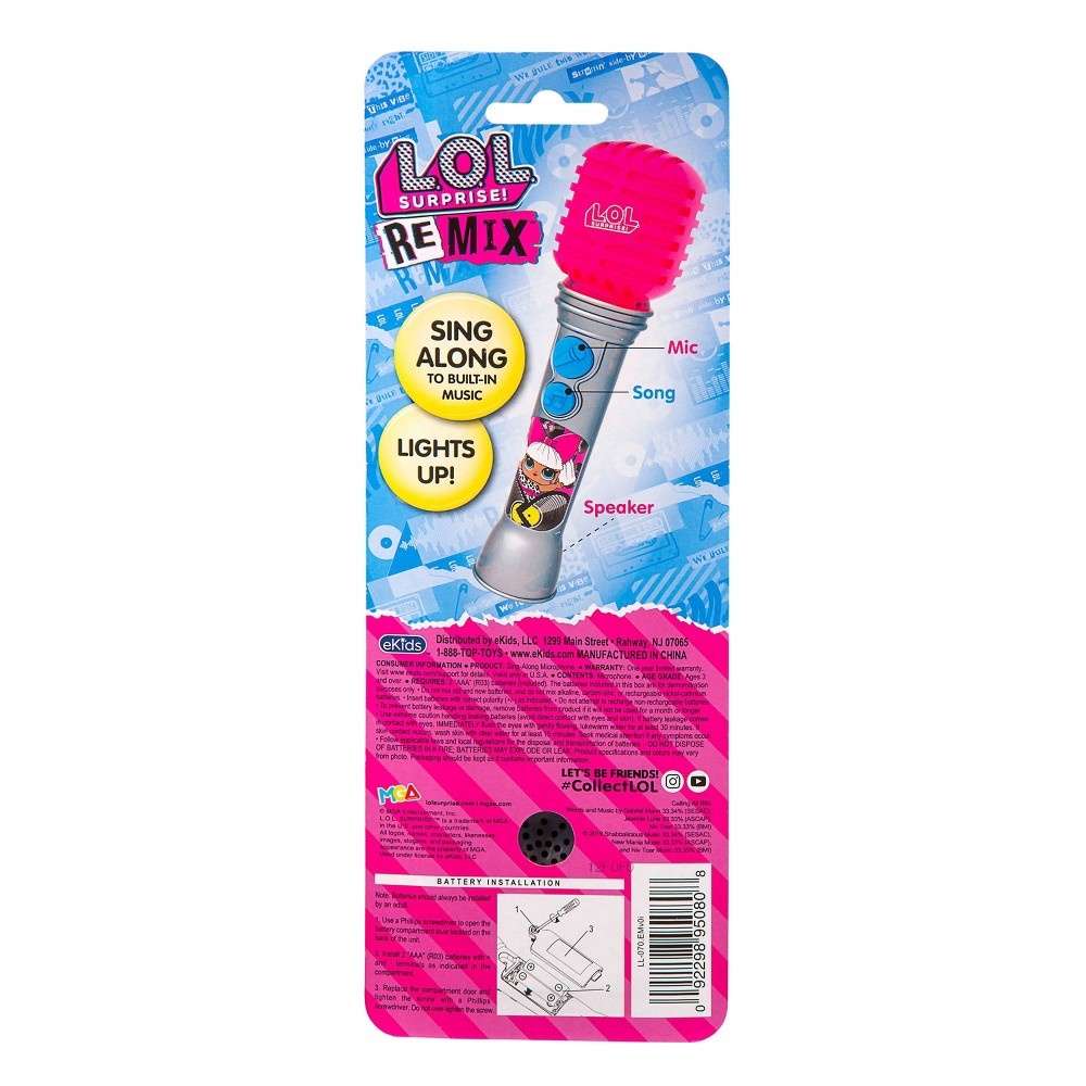 slide 7 of 8, L.O.L. Surprise! Remix Sing Along Microphones, 1 ct