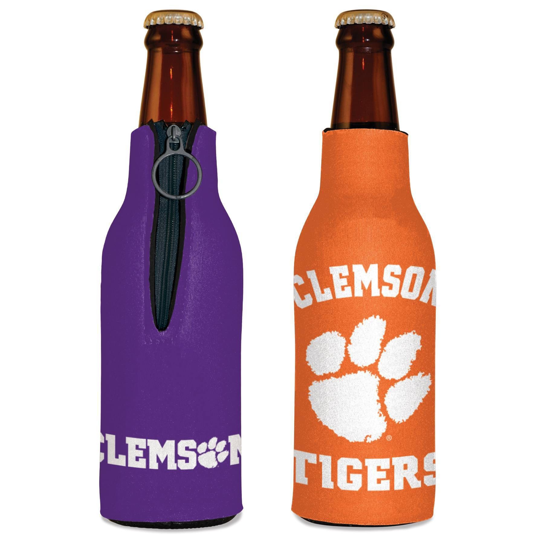 slide 1 of 1, NCAA Clemson Tigers Bottle Cooler, 1 ct