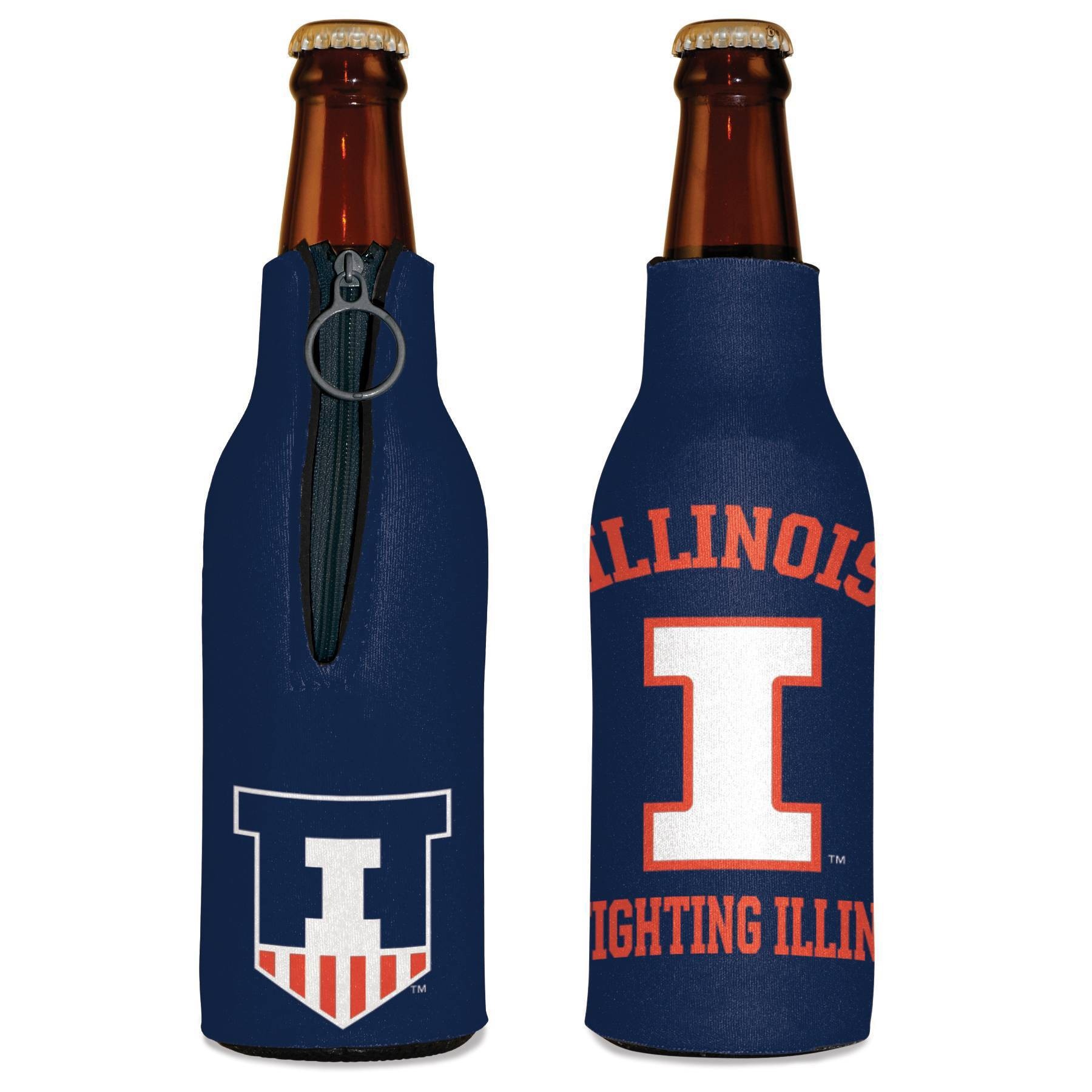 slide 1 of 1, NCAA Illinois Fighting Illini Bottle Cooler, 1 ct