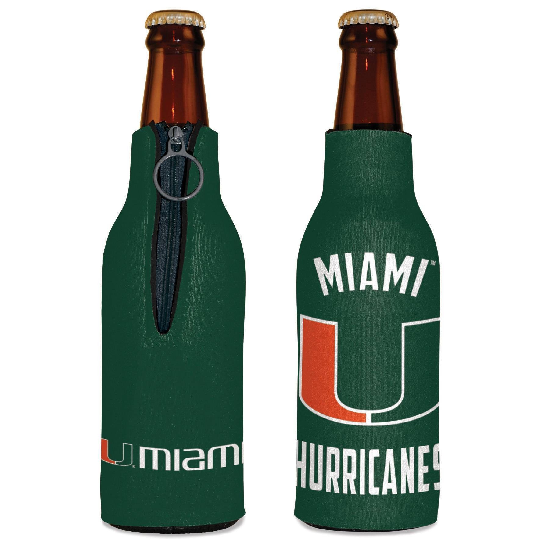 slide 1 of 1, NCAA Miami Hurricanes Bottle Cooler, 1 ct