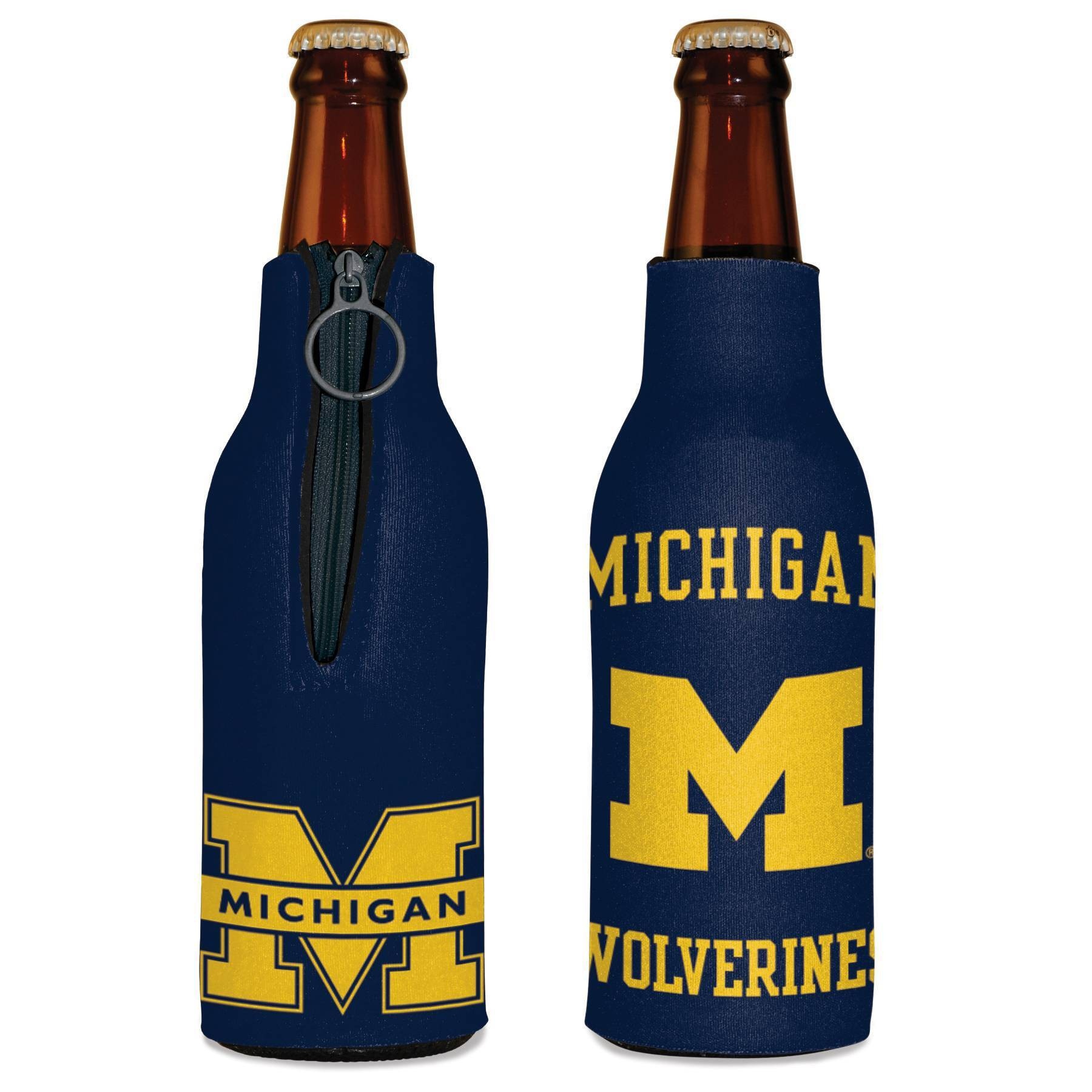 slide 1 of 1, NCAA Michigan Wolverines Bottle Cooler, 1 ct