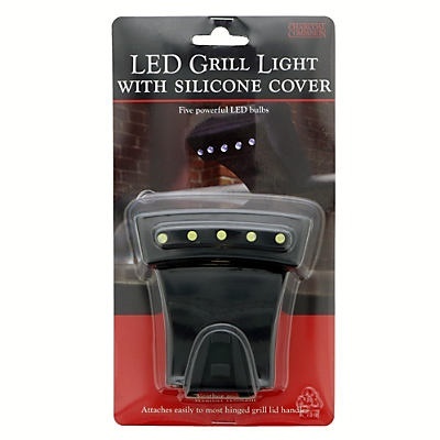 slide 1 of 4, Charcoal Companion LED Grill Light with Black Silicone Cover, 1 ct